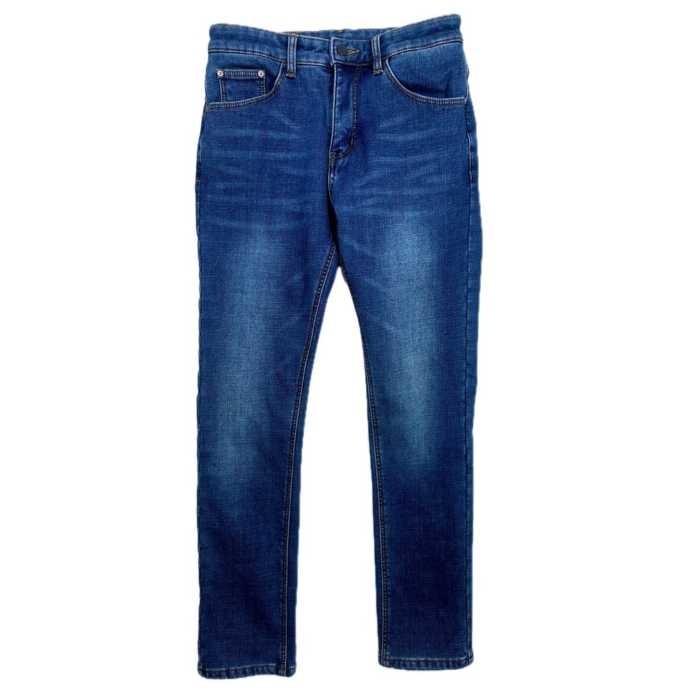 Plaid & Plain Women Slim Fit Blue Denim Jeans Size 27W x‎ 30L